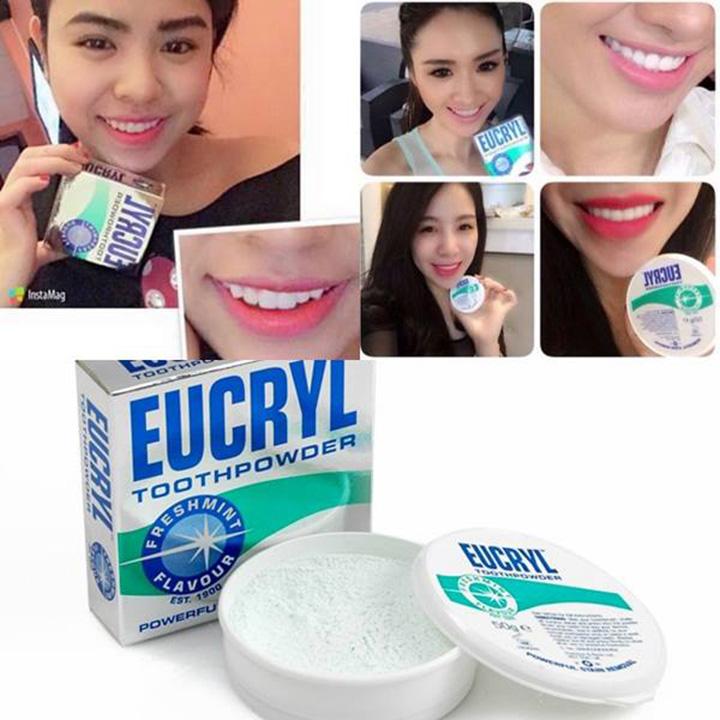 Bột Trắng Răng EUCRYL 50g [ hàng nhập khẩu ]