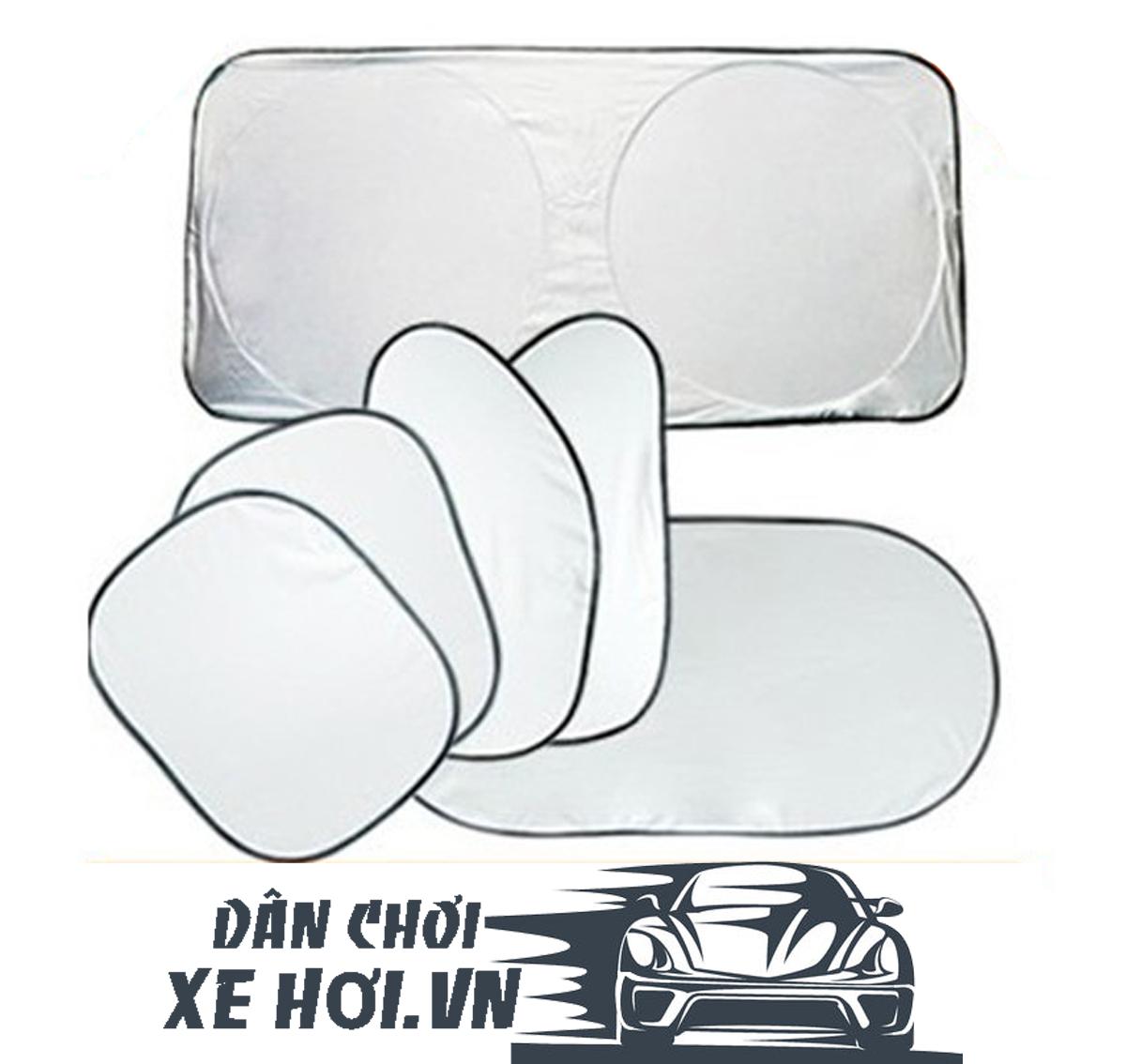 [HCM]Bộ 6 miếng che nắng cho ô tô Rèm dán kính chống nắng cao cấp (cửa kính ô tô kính cửa sổ...)