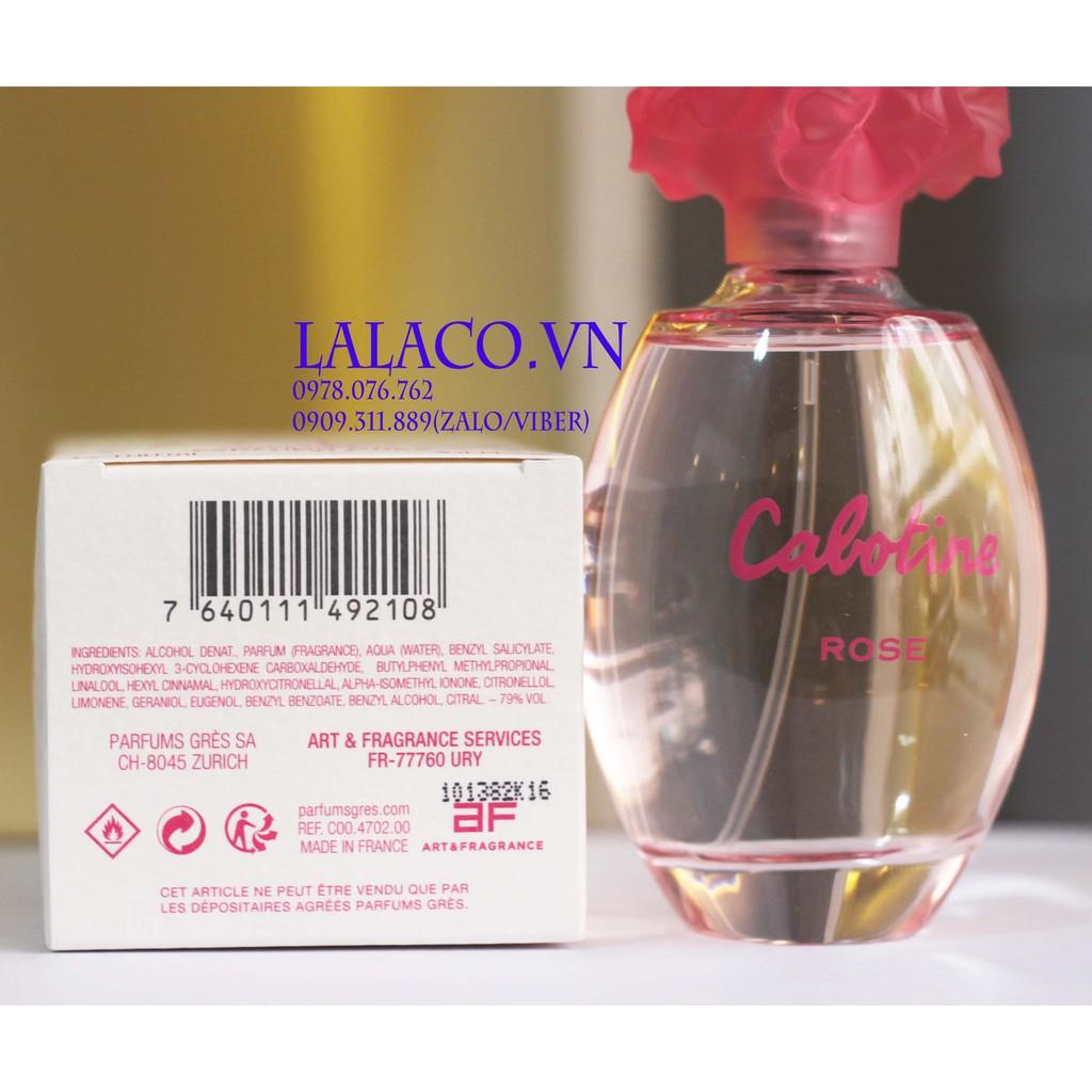 [HCM]Nước hoa Cabotine Rose 100ml