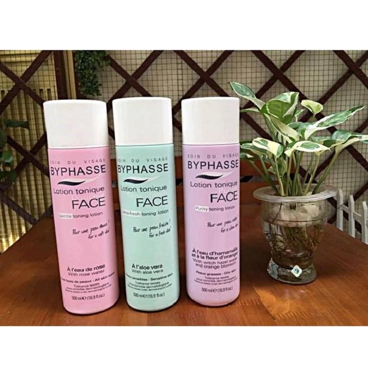 [HCM]Nước Hoa Hồng Byphasse dành cho da nhạy cảm 500ML