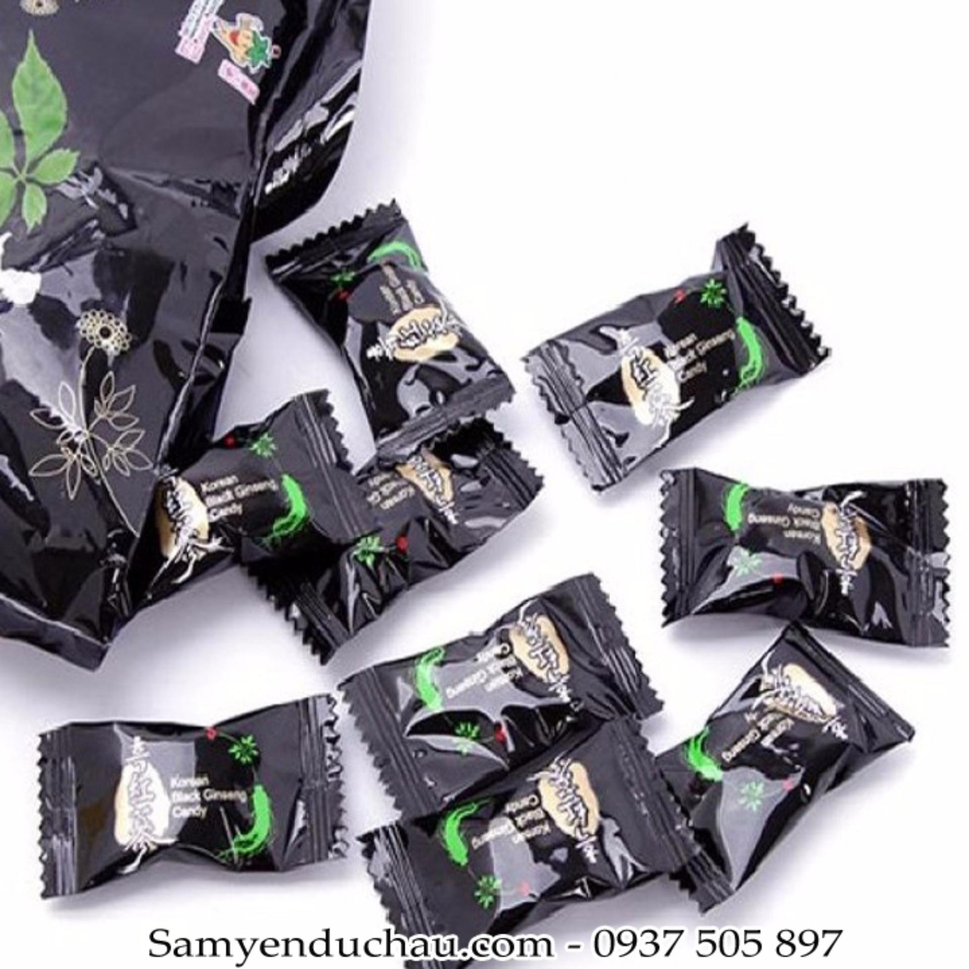 [Siêu ngon nhẵn sâm date mới 2027] Combo 3 Gói Kẹo hắc sâm Hàn Quốc 250gr Daedong