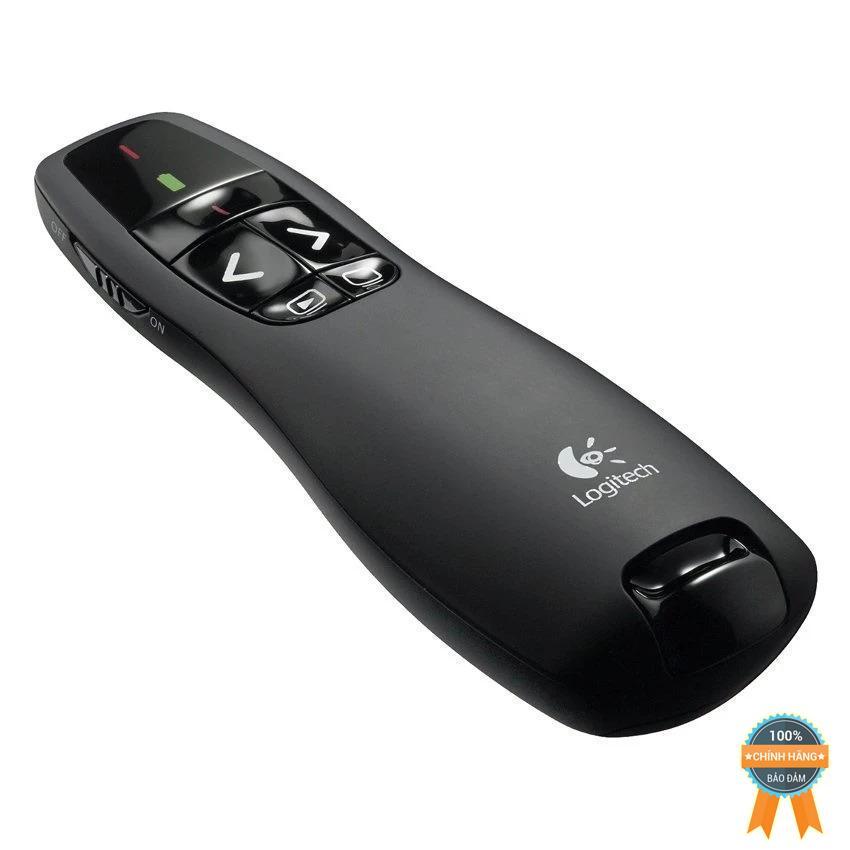 Bút thuyết trình Logitech Wireless Presenter R400 (Đen)