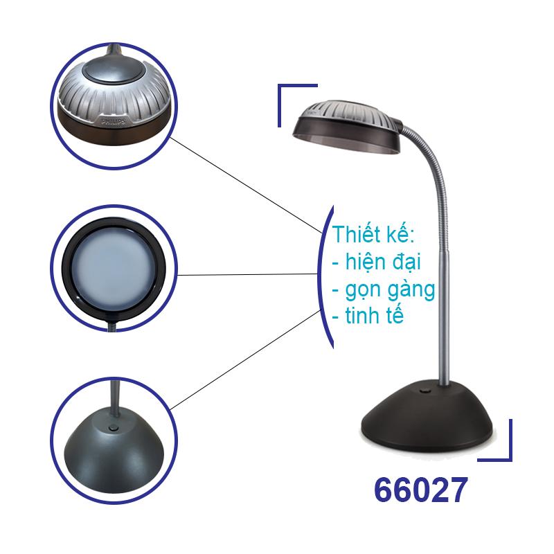 Đèn bàn Led  Philips 66027 Kapler 4.6W