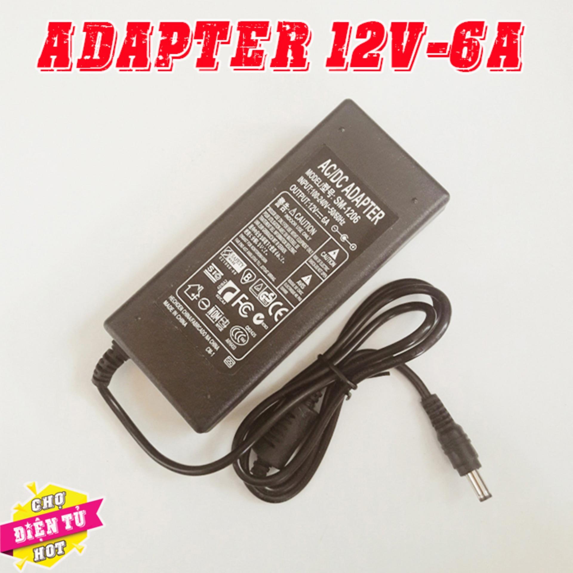 Nguồn Adapter 12v-6A Nguồn Chất Lượng Tốt