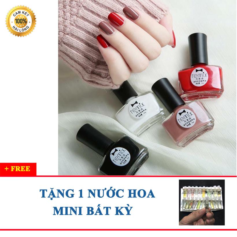 Sơn Móng Tay REMIX (Đủ màu) + Tặng 1 Nước Hoa Mini