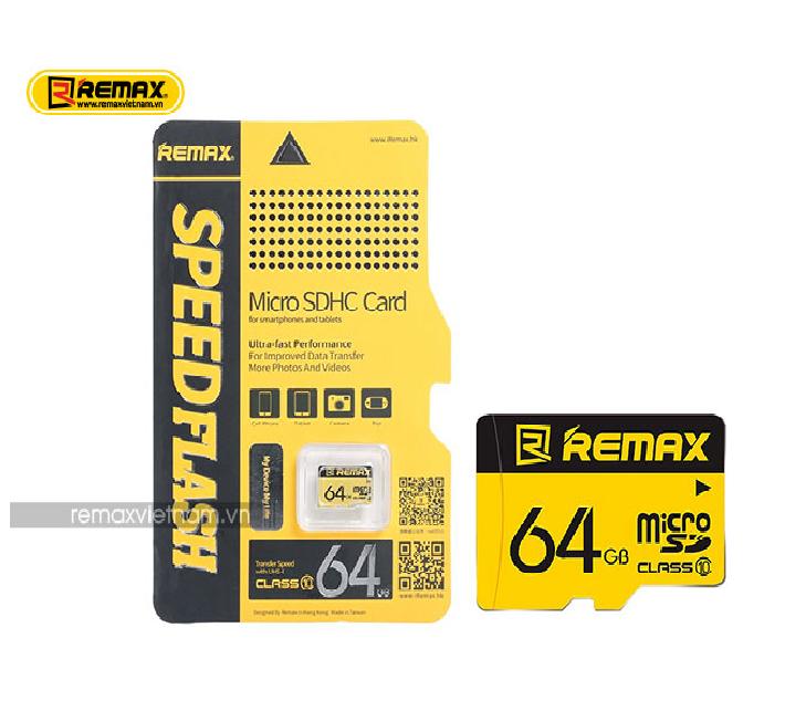 [HCM]THẺ NHỚ MICROSD REMAX 64GB CLASS 10 CHUYÊN DỤNG CHO CAMERA