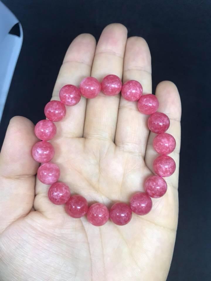 [HCM]VÒNG TAY ĐÁ RUBY HỒNG NGỌC 10LY