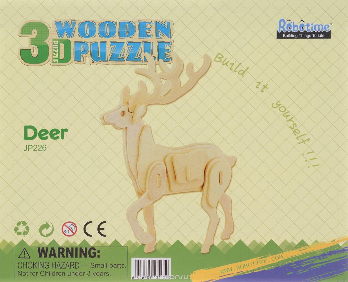 Đồ chơi lắp ráp gỗ 3D Mô hình Con Hươu Sika Deer Robotime