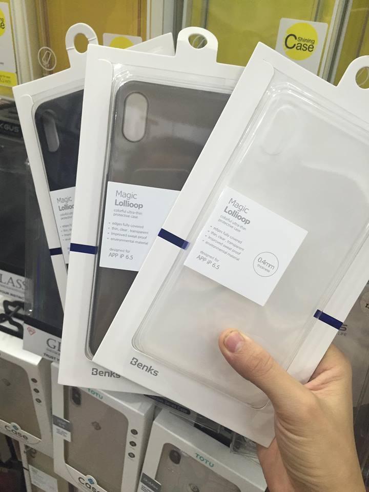 Ốp lưng cho iPhone XS Max - Benks Magic Lolipop (đen)
