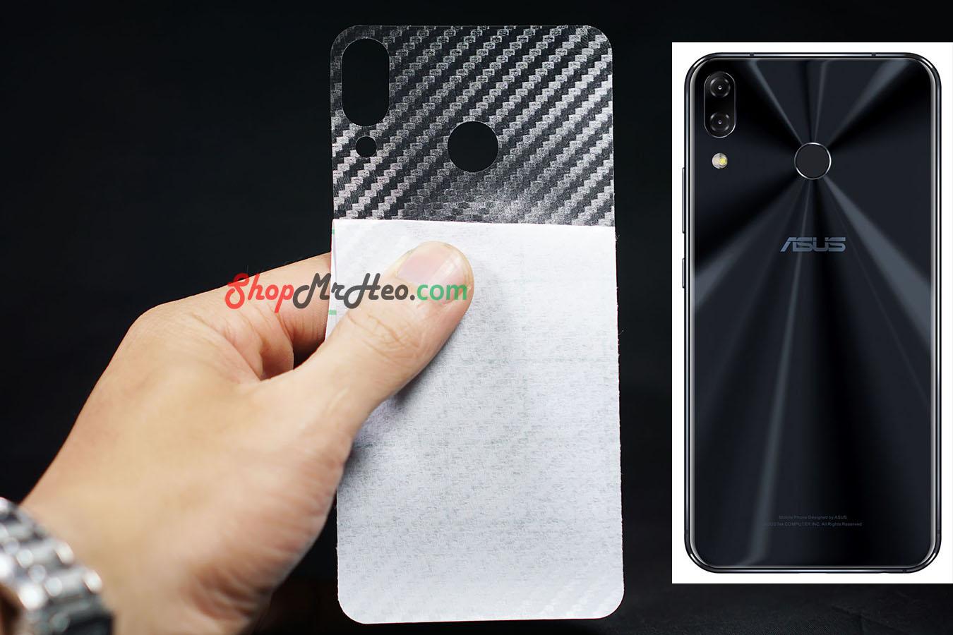 [HCM]Bộ 3 Skin Dán Mặt Lưng Zenfone 5 2018 ZE620KL
