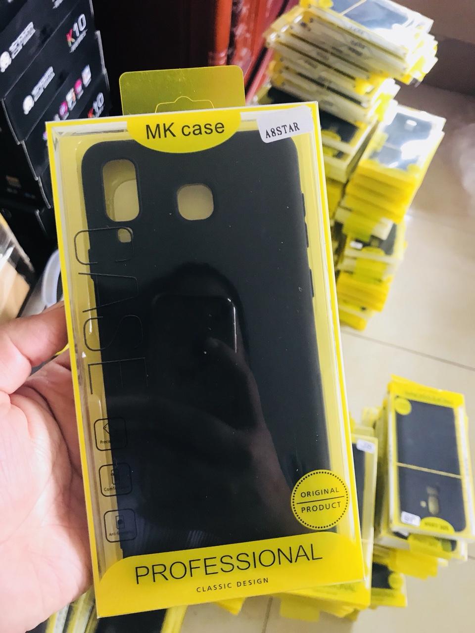 Ốp dẻo đen silicon cao cấp cho Samsung Galaxy A8 Star