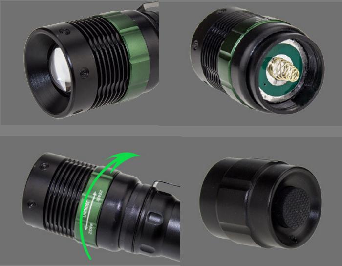 Đèn pin siêu sáng HY-815 - Hàng nhập khẩu