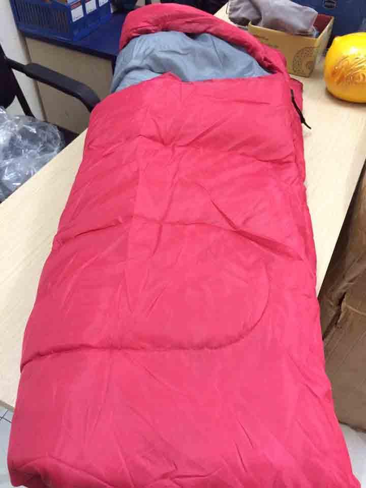 Túi ngủ văn phòng siêu ấm (Xanh rêu)