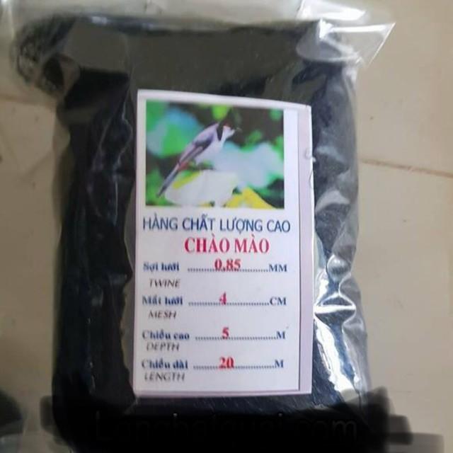 Lưới bẫy chim chào mào cao 5m dài từ 10 tới 50m cao cấp big sale