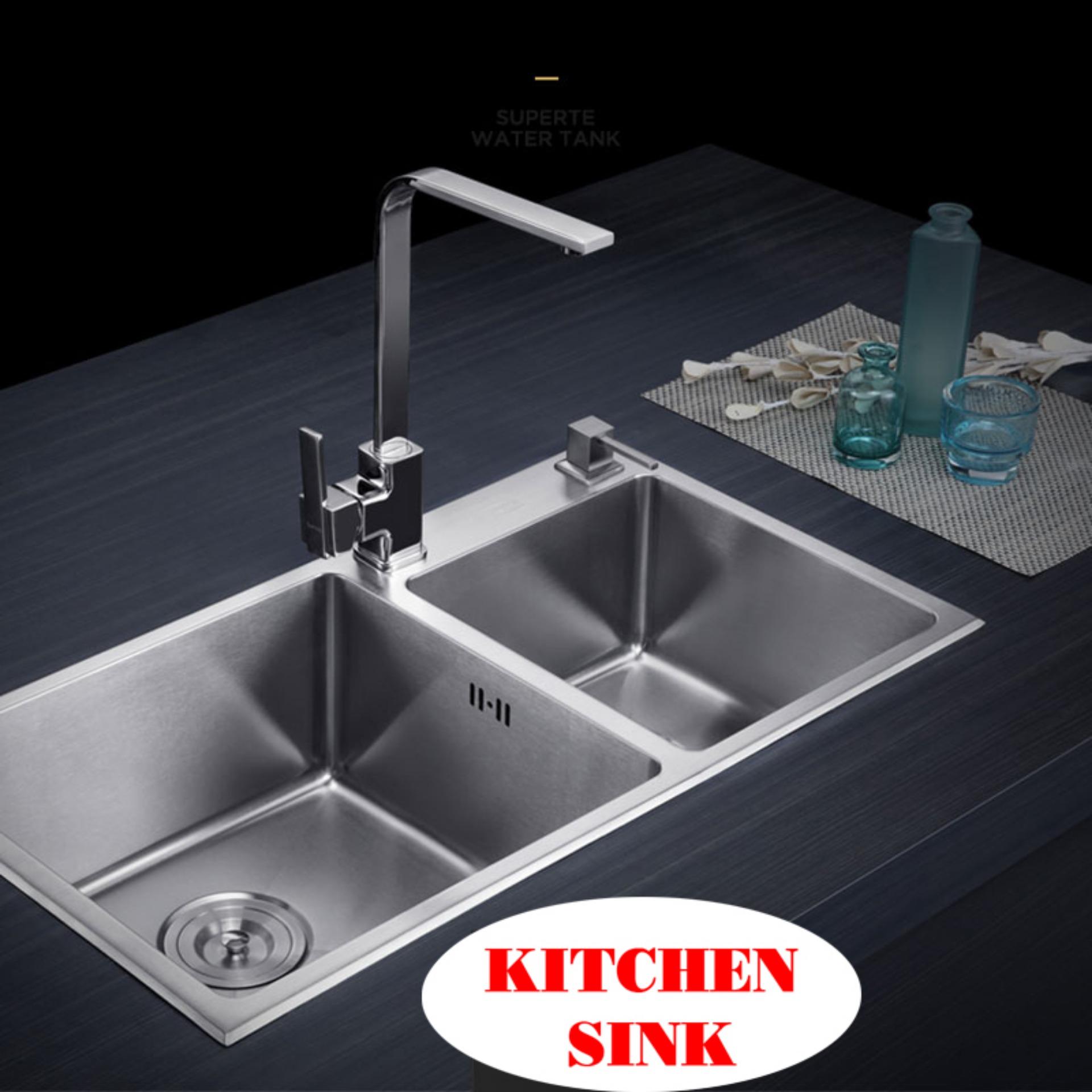 Chậu rửa bát inox 7004 ( 78cm x 43cm)