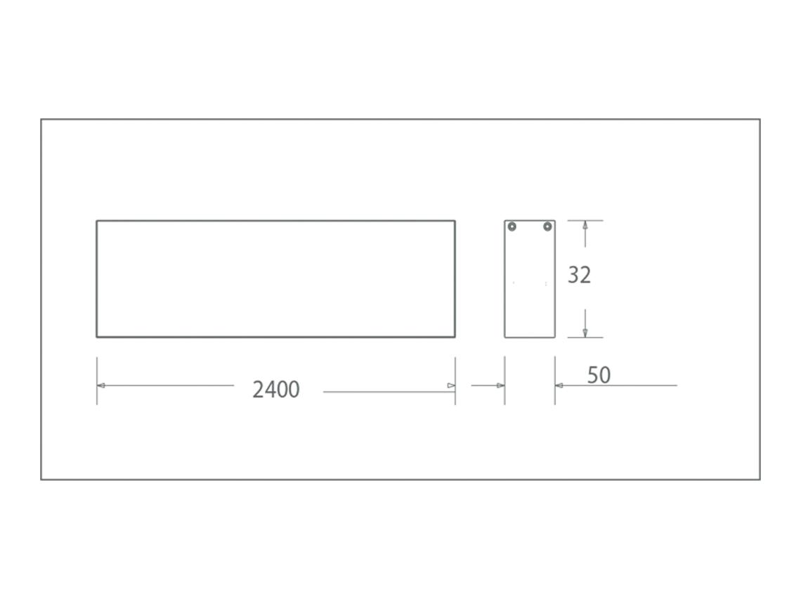 Đèn LED Thanh Treo (2400x50x32) MLL524-072WS658LB6/MLL524-072WS408LB6/MLL524-072WS278LB6