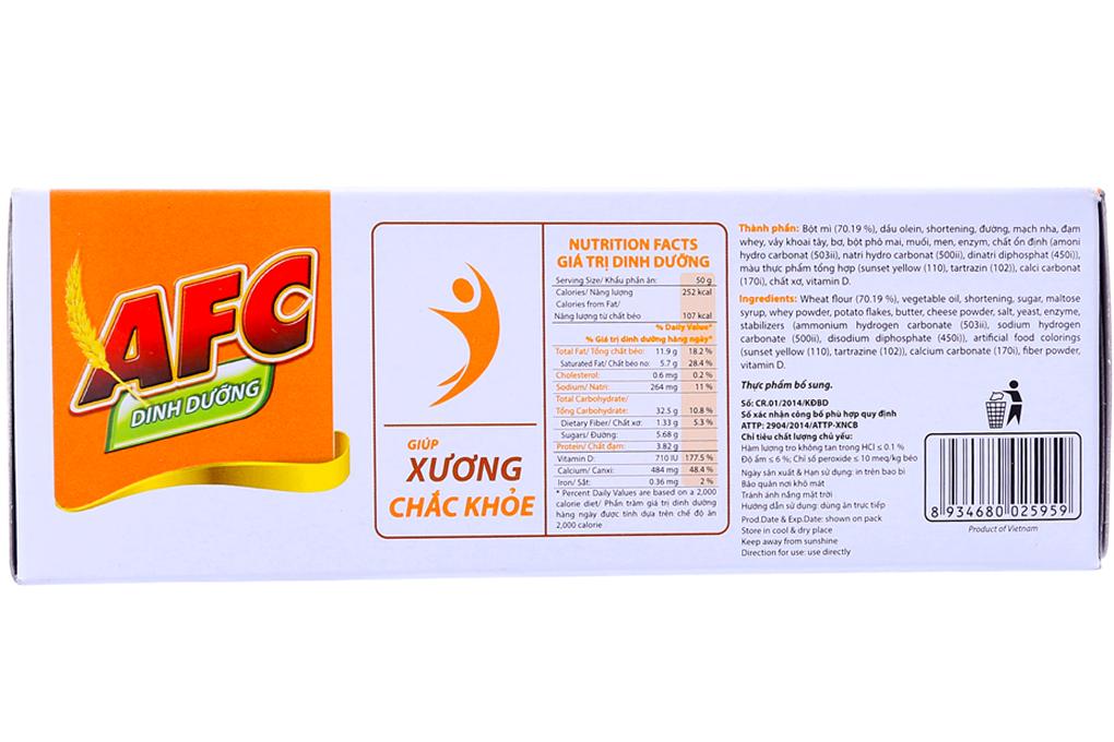 Bánh Cracker AFC Vị Lúa Mì 200g