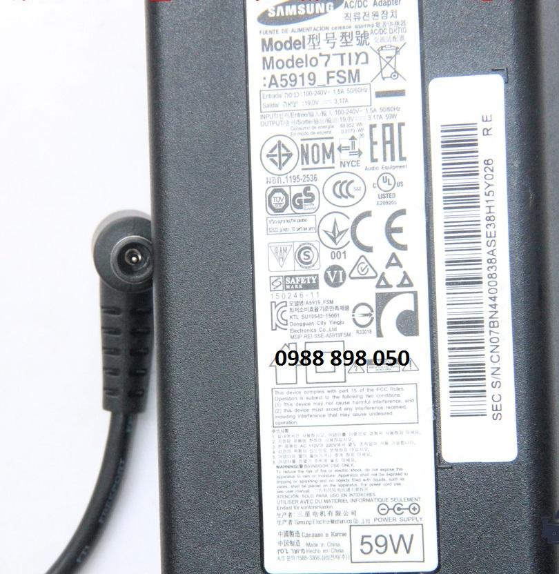 Adapter TV samsung 19V 3.17A bản gốc
