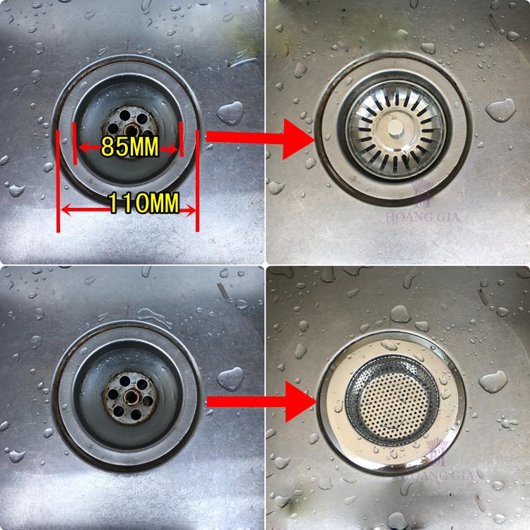 Kitchen Sink Strainer, Kitchen Trash Strainer Fits Well On Drain,（Large）