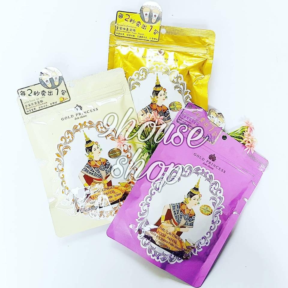 Miếng dán thải độc chân Gold Princess Royal Thái lan