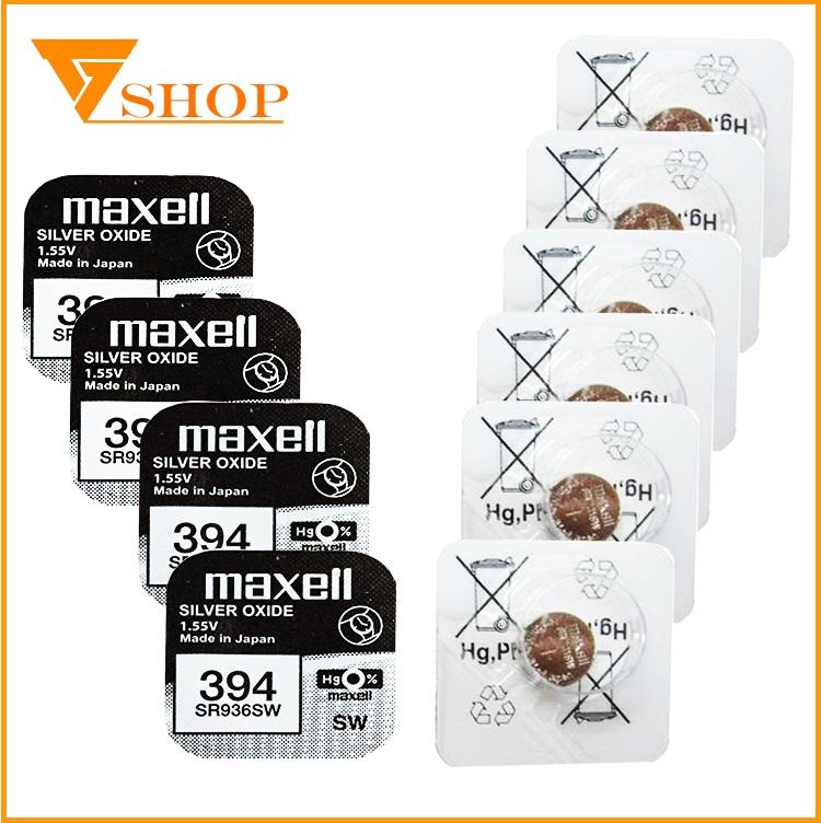 1 vỉ pin đồng hồ SR936SW Maxell 1.55V, pin 394 ( 1 vỉ 1 viên )