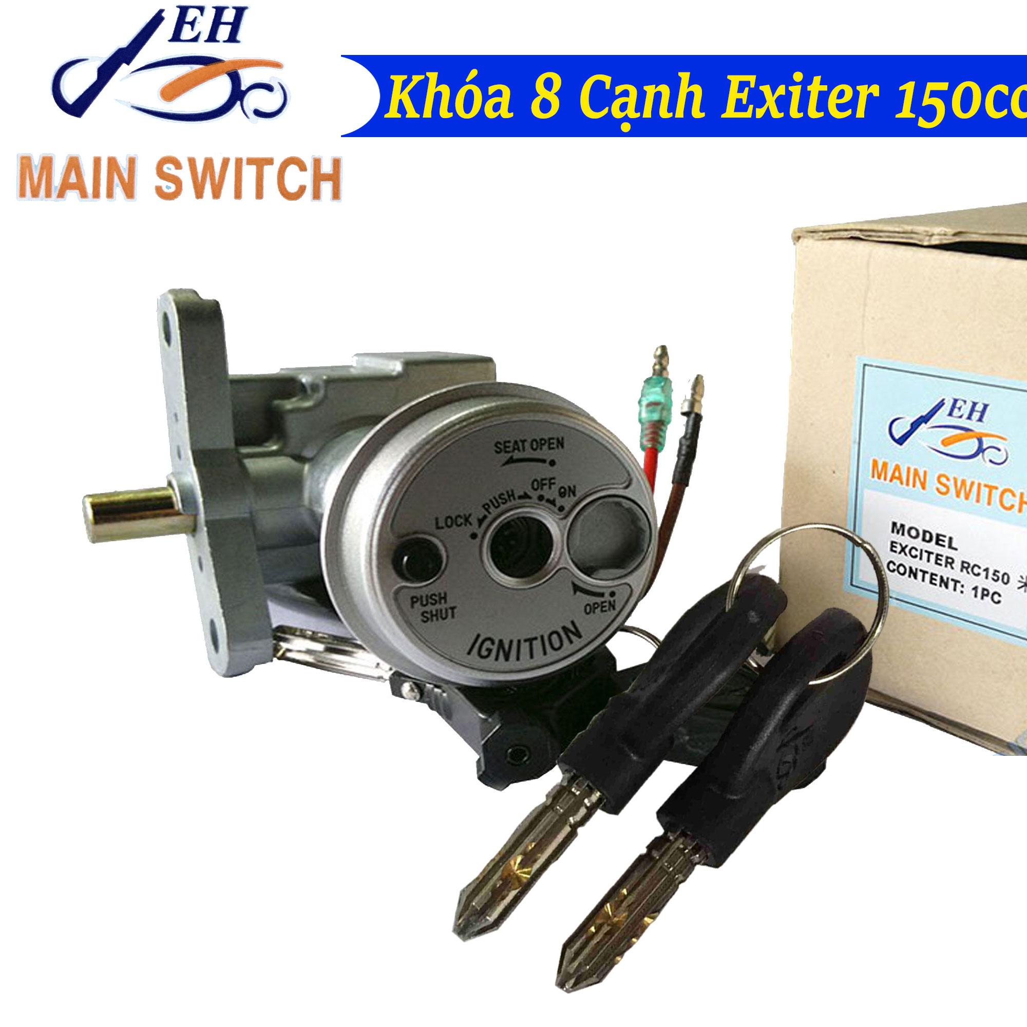 [HCM]Ổ Khóa Chống Trộm  8 Cạnh Xe Exciter 150