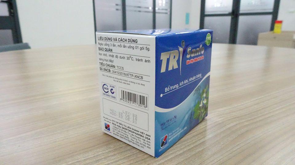 TRISANFO - Hết lo bệnh trĩ