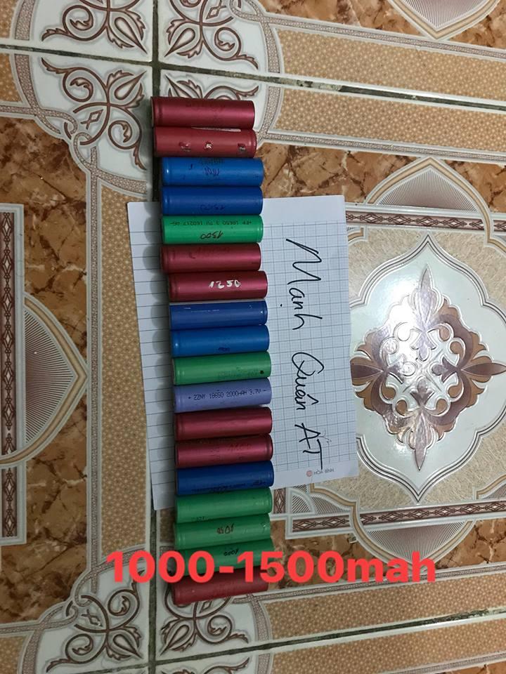 Pin cell 18650 laptap áp trên 3.7v.