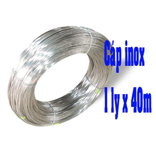 Dây cáp inox chịu lực 304 1 ly x 40m