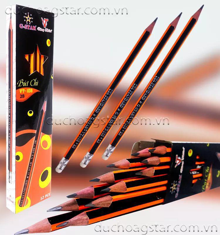 Viết chì cao cấp 1 hộp 12 cây gstar