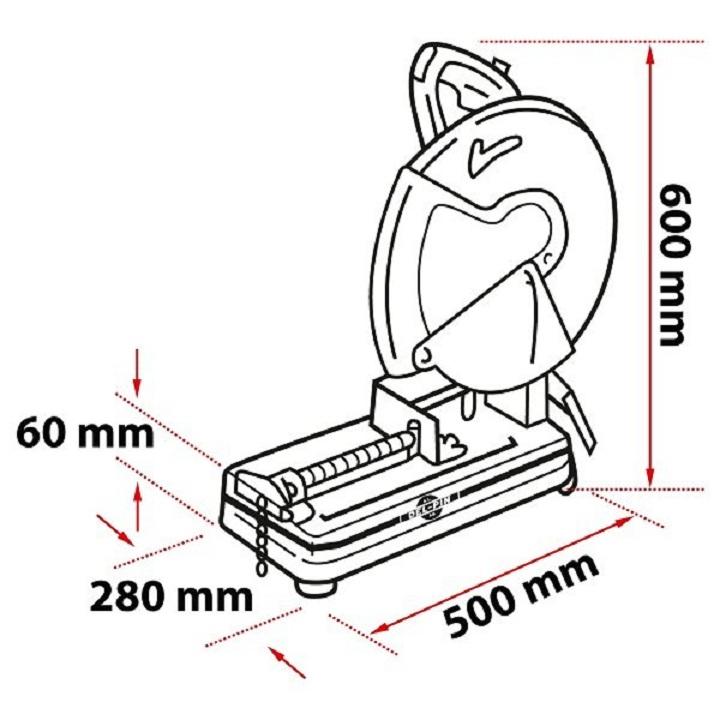 Máy cắt sắt MKT 2414NB 355mm