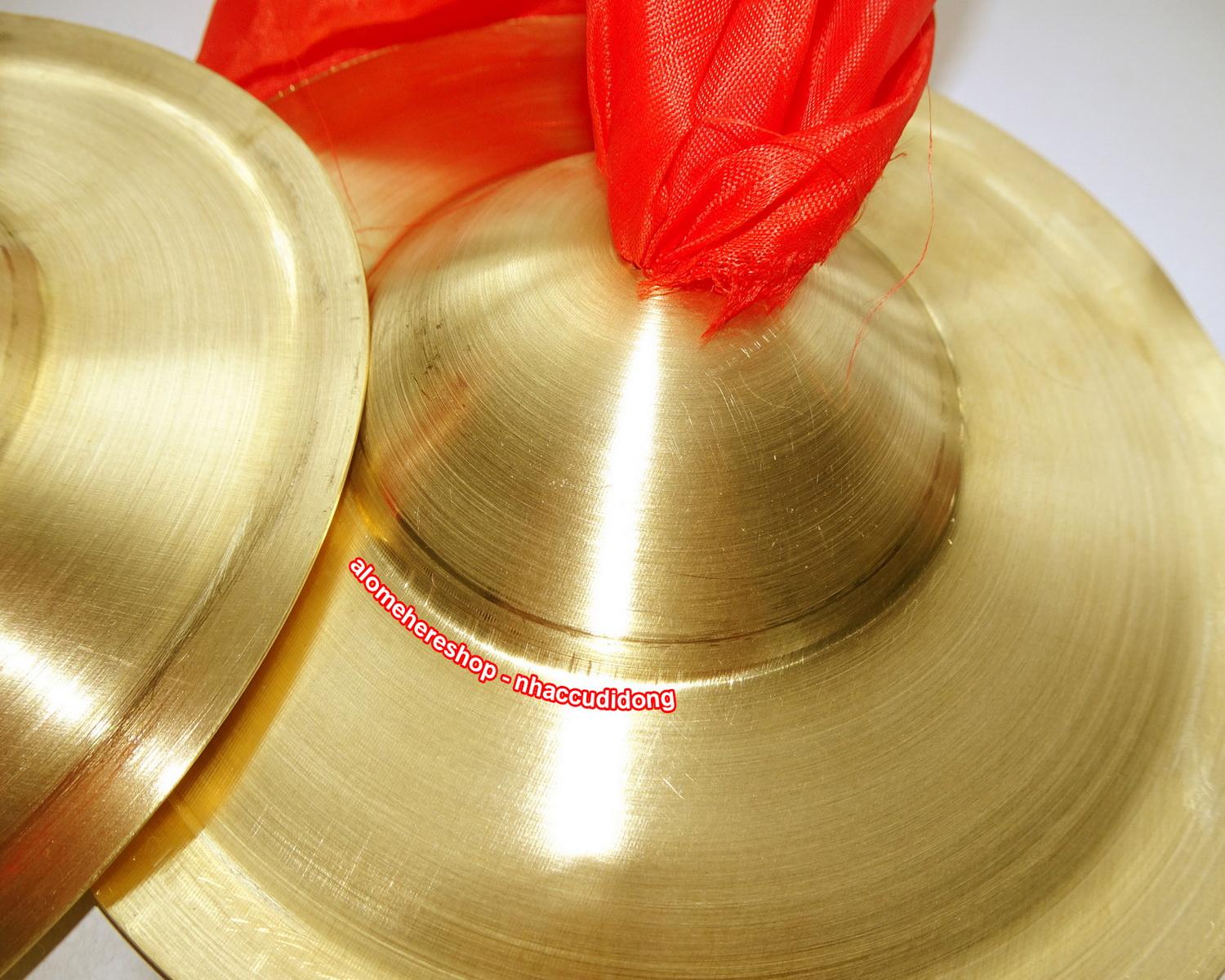 Chập cheng chũm chọe cổ vũ bóng đá 15cm