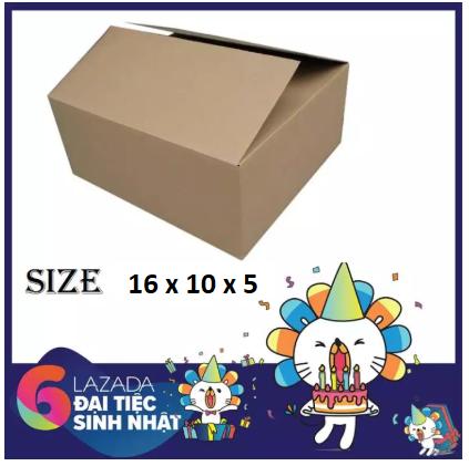 Bộ 50 thùng carton gói hàng (16*10*5 cm)