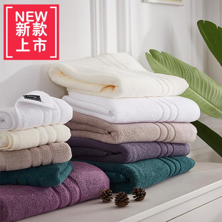 100% Cotton Đồng Bằng Tăng Dày Khăn Tắm