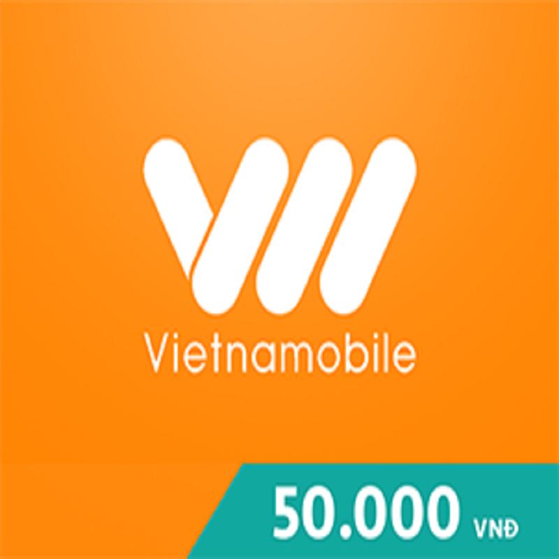 [HCM] THẺ CÀO  Vietnamobile 50.000 VNĐ & PHÍ CHUYỂN