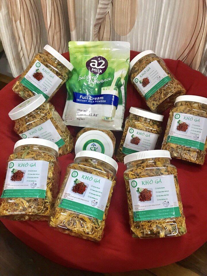 Khô gà lá chanh ngon đặc biệt - 500g