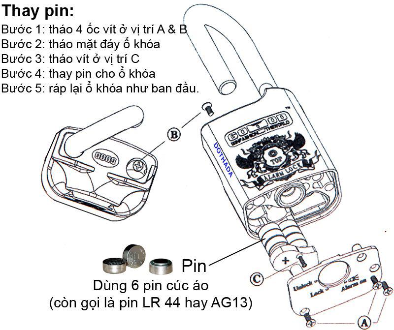 Khóa báo động Good AL 60