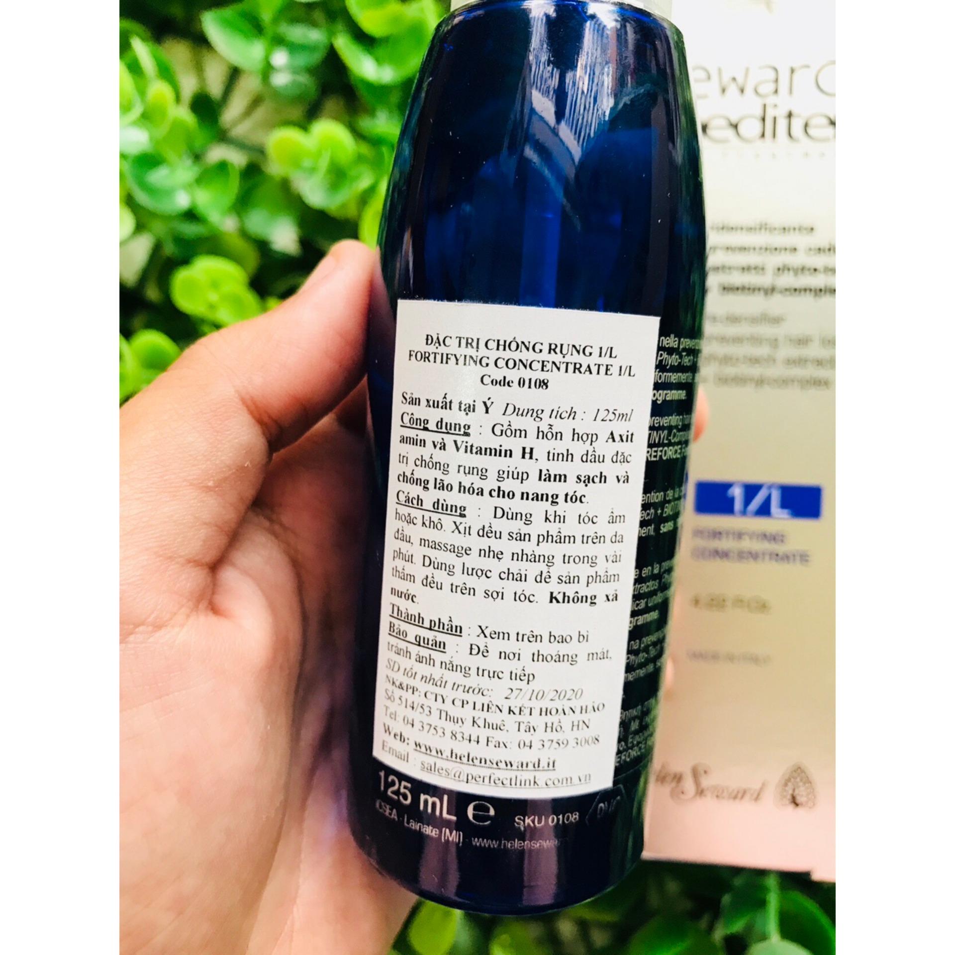 [HCM]Tinh chất chống rụng tóc Helen Seward 1/L 125ml