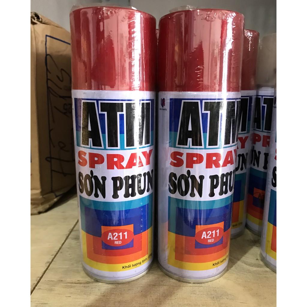 Sơn Xịt ATM Spray A211 400ml (Đỏ)