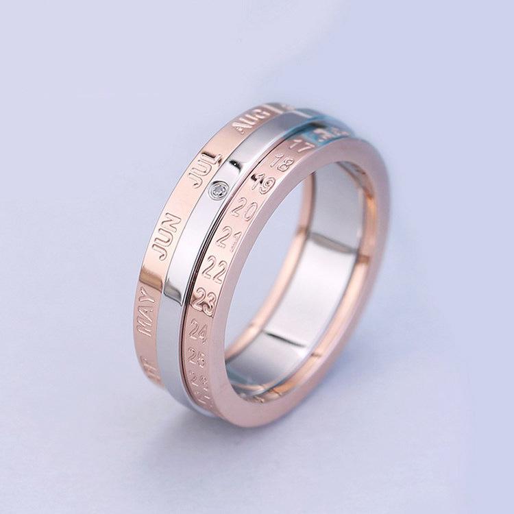 Nhẫn Titan xoay ngày tháng N308
