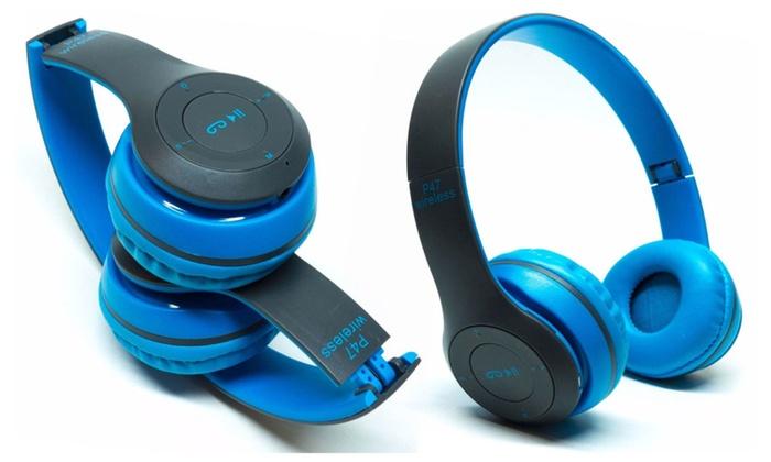 Tai nghe bluetooth, Tai nghe thể thao, Tai nghe chụp tai cao cấp có khe thẻ nhớ Bluetooth P47 Wireless Headphones  Remach Rẻ Mà Chất - Âm Thanh Đỉnh Cao