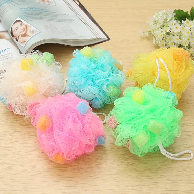 Bông tắm tạo bọt dạng lưới siêu mềm 2 lớp