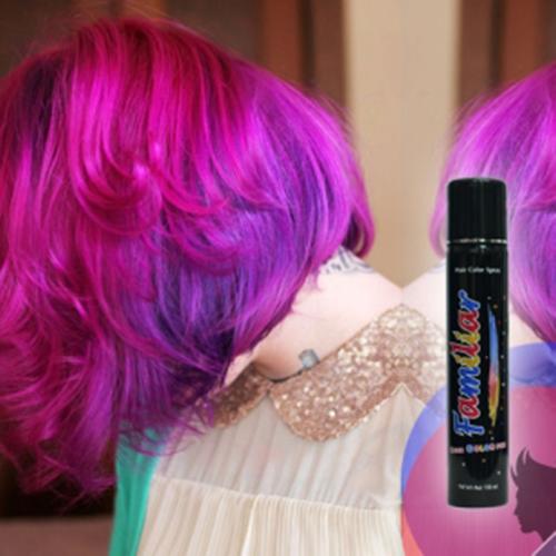 Keo xịt tóc màu Familiar 100ml - Màu D2 Hồng cánh sen