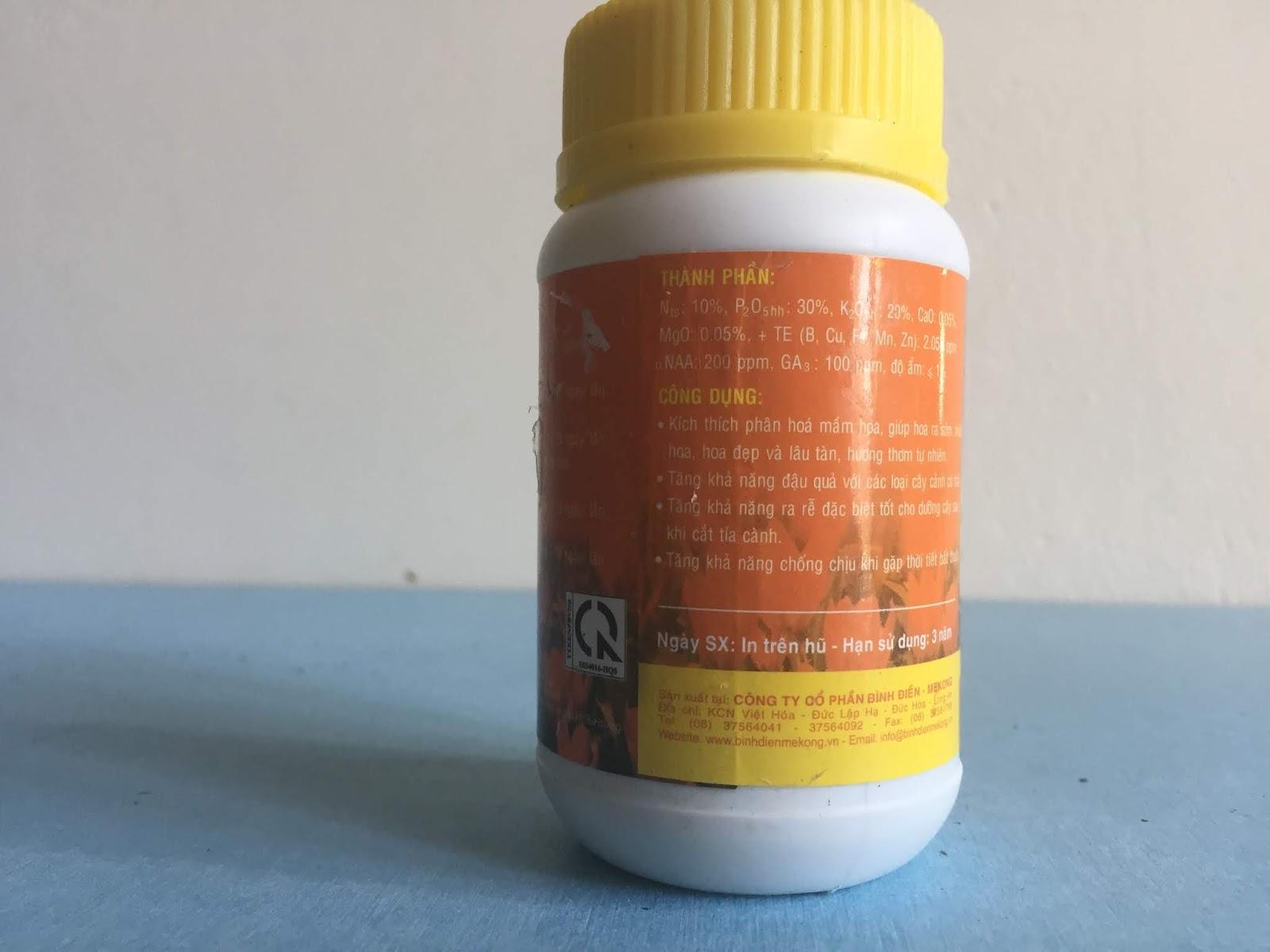 Phân bón lá cao cấp kích thích ra hoa