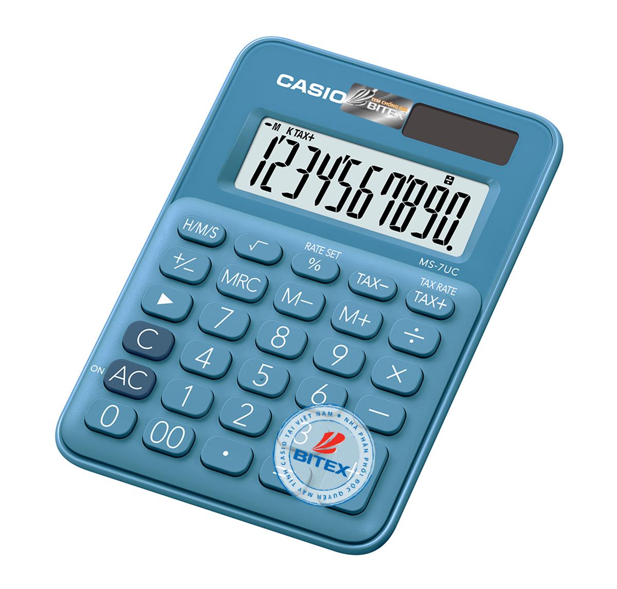 [HCM]Máy tính sắc màu Casio MS7UC