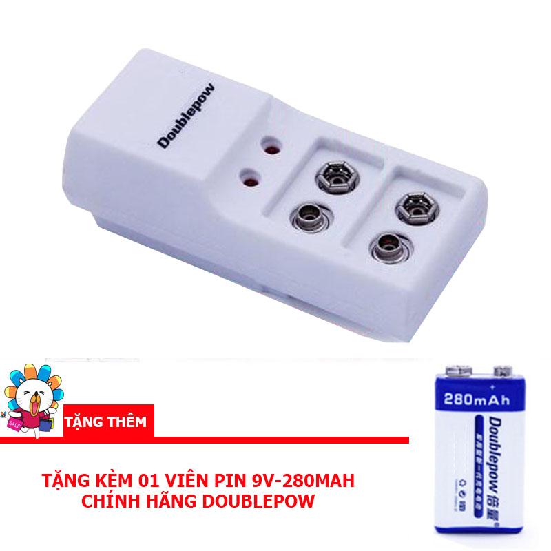 Bộ sạc 9v doublepow dp-b09 + tặng kèm pin 9v-280mah chuyên dụng
