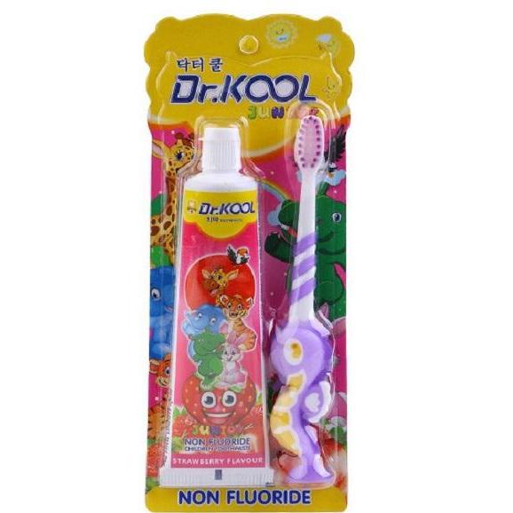 [HCM]Kem đánh răng và bàn chải Dr Kool Dâu M067