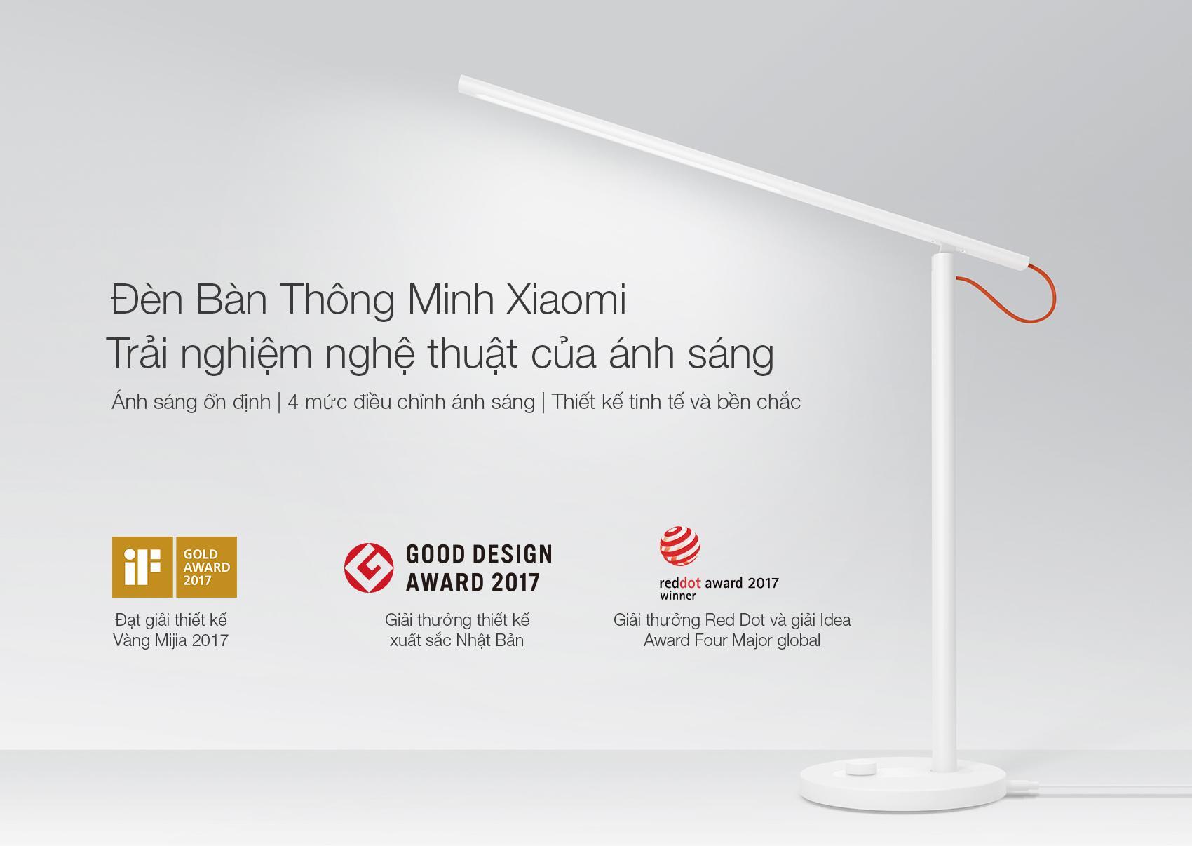 Đèn Led thông minh để bàn Xiaomi Mi Smart LED Desk Lamp Version 2 - DigiWorld phân phối