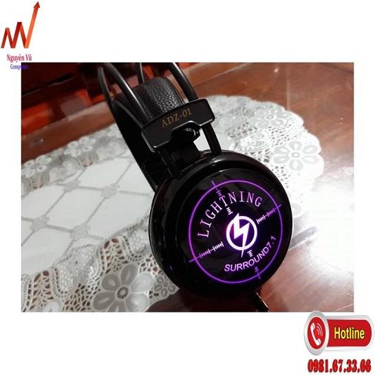Tai nghe Lightning ADZ-01 âm 7.1 cổng USB