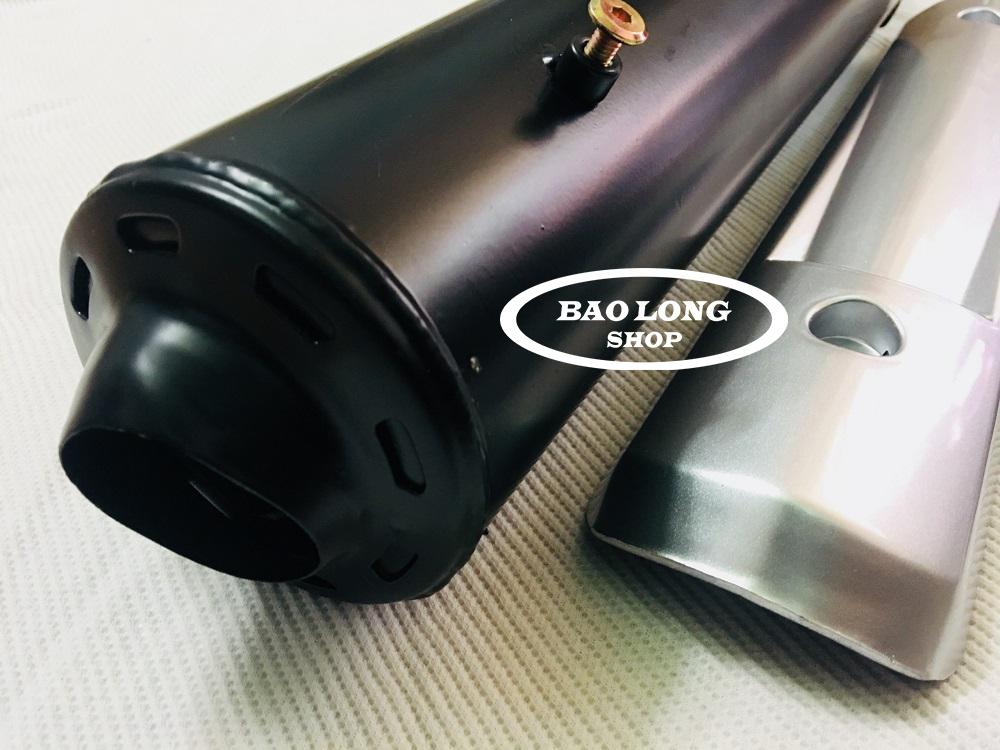 Pô Exciter gắn Sirius + ốp pô Spark